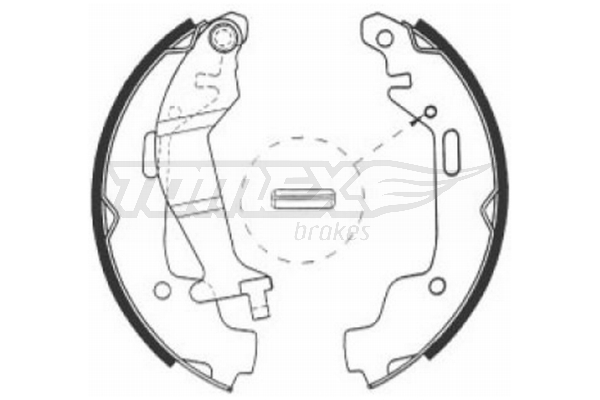 Sada brzdových čeľustí TOMEX Brakes